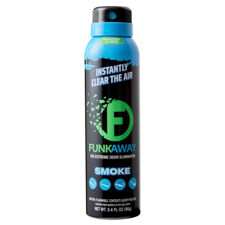 FUNK AWAY Funkaway Extreme Odor Eliminating Smoke Spray FASM3.4